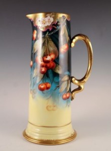 Pickard China Co Hand Painted Cherry Pitcher