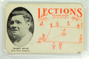 Vintage 1923 Lections Babe Ruth Baseball Card