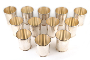 Buy Sterling Silver American Coin Silver Mint Julep Cups