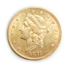 US 1879 Gold Dollar Coin